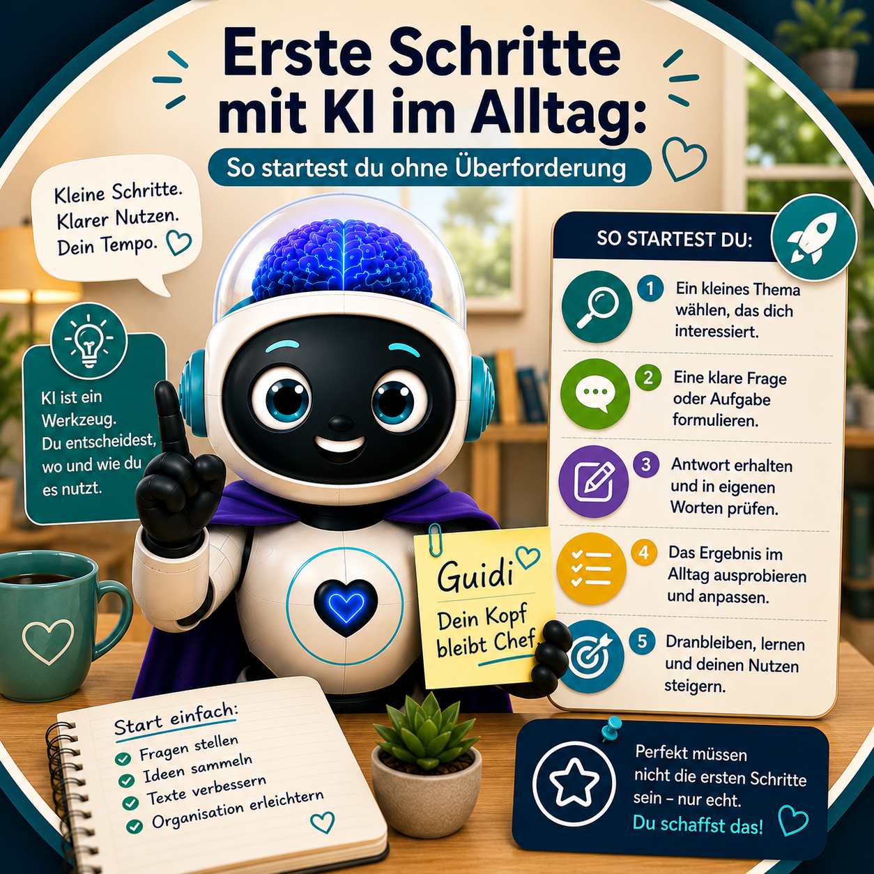 KI im Alltag nutzen und erste Schritte