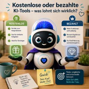 Kostenlose KI Tools oder bezahlte