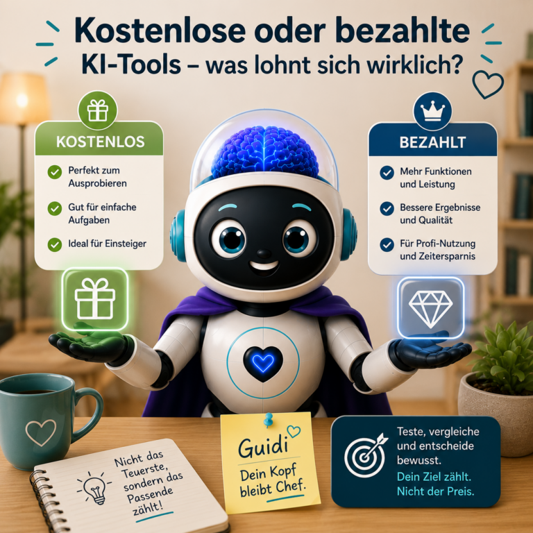 Kostenlose KI Tools oder bezahlte