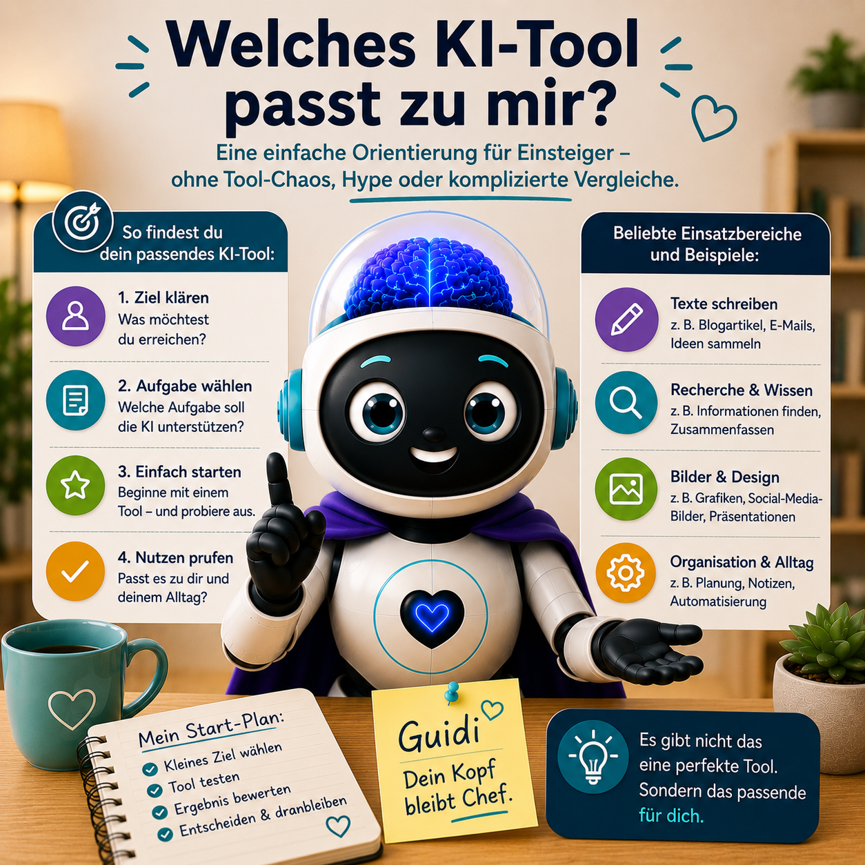 Welches KI Tool passt zu mir
