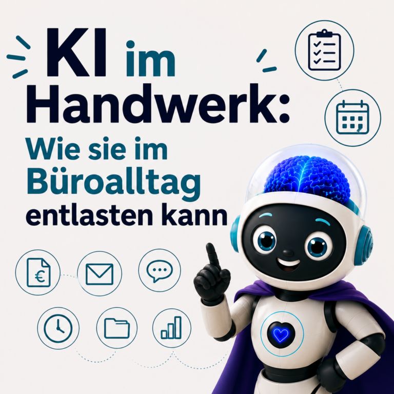 KI im Handwerk: Wie sie im Büroalltag wirklich entlasten kann