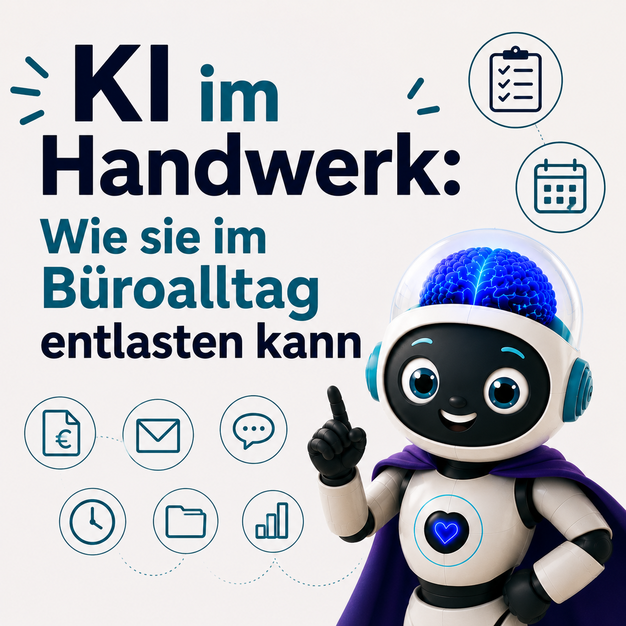KI im Handwerk: Wie sie im Büroalltag wirklich entlasten kann