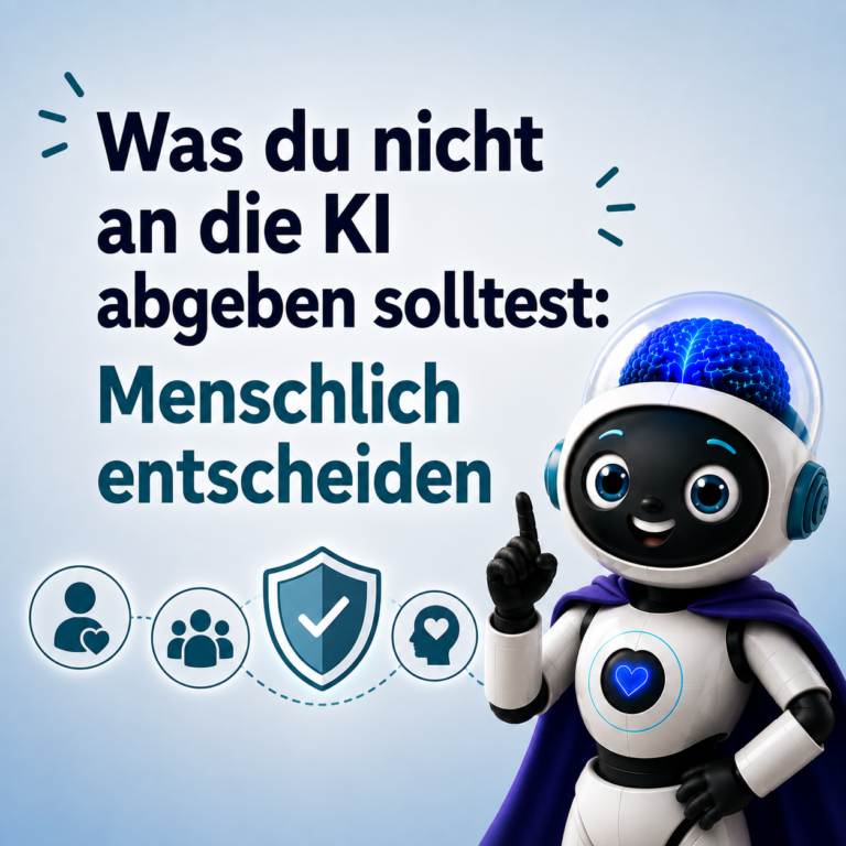 Was du nicht an die KI abgeben solltest